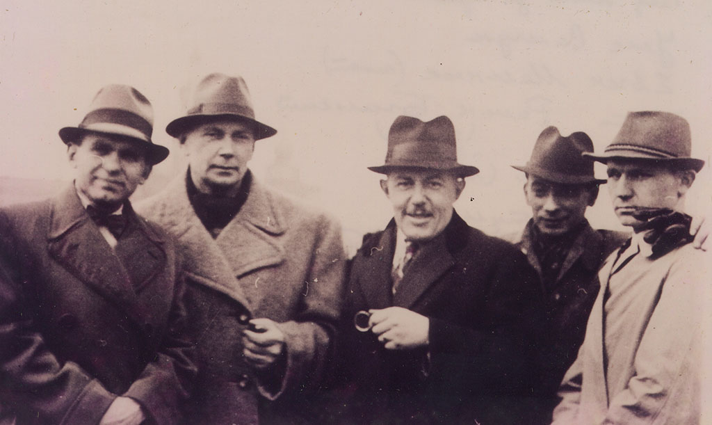 У. Самчук, Є. Маланюк, Р. Бжеський, М. Чирський, О. Штуль